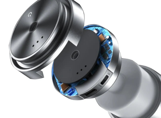 Exploded view of aroma diffuser internal assembly